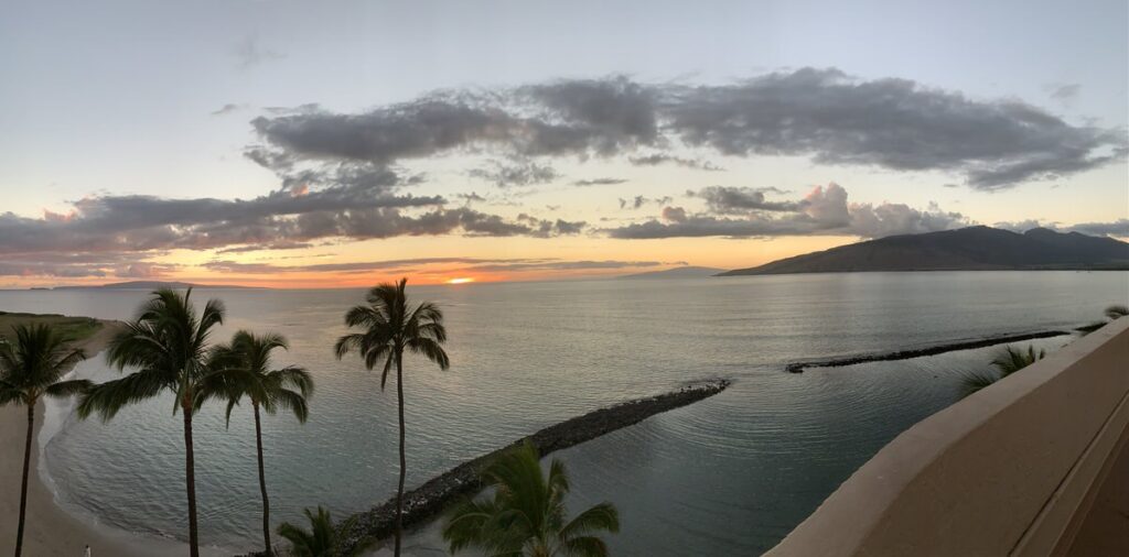 Menehune shores Resort Rooftop View of fish pond