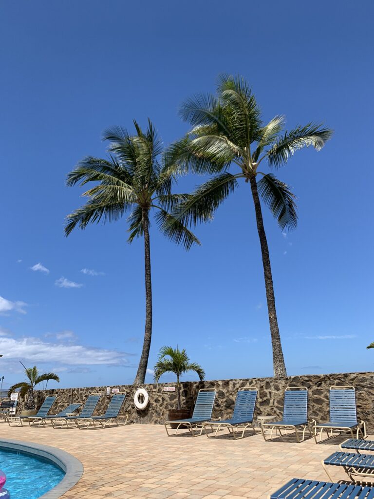 Menehune Shores Resort pool view